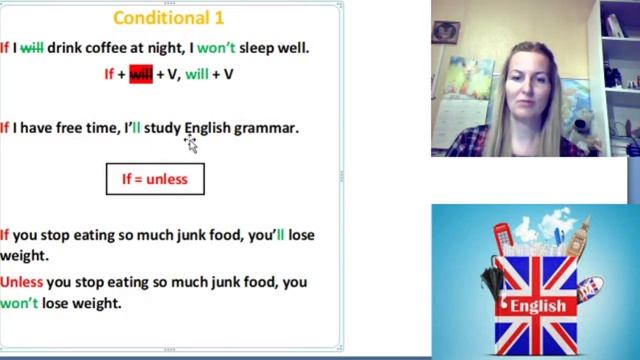 Conditionals в английском языке, Conditional 1 , сравнение Conditional 0 и Conditional 1