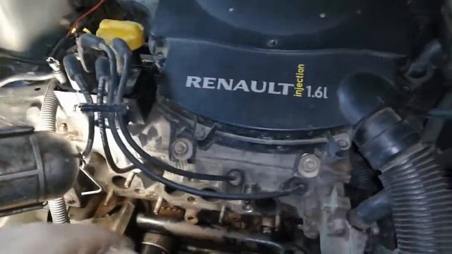 ?RENAULT LOGAN течь антифриза в передней части двигателя ? смотреть онлайн