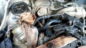 Замена сальник ГУР. Тойота Раум 5ЕFE