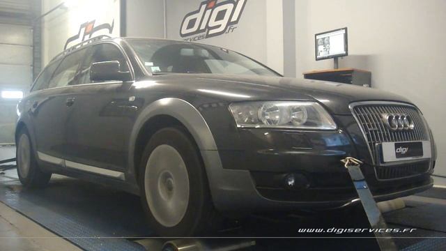 Audi A6 allroad 3.0 tdi 233cv AUTO Reprogrammation Moteur @ 262cv Digiservices Paris 77 Dyno смотреть онлайн