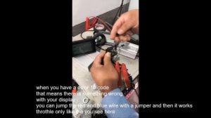 sw900 s886 ebike display error code 10 Fix