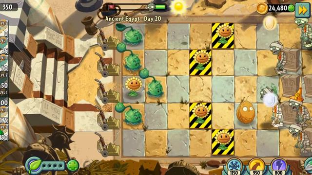 двойной горохострел и награда зомби против растений 2 (часть 4) смотреть онлайн