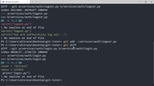 دوره آموزشی گیت | دستور git diff HEAD | جلسه بیست و چهار смотреть онлайн