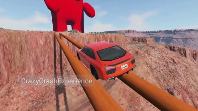 Cars VS Portal Trap To Another Universe From Among Us Impostor - BeamNG drive смотреть онлайн