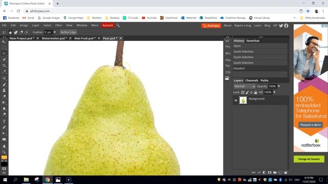 Photopea Tutorial - Make a Fruit Face смотреть онлайн