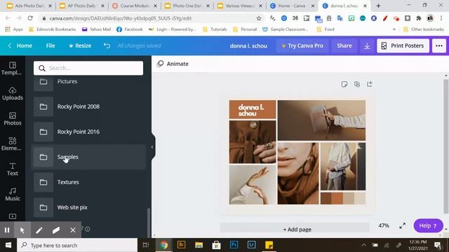 How to Make a Collage Using Canva смотреть онлайн