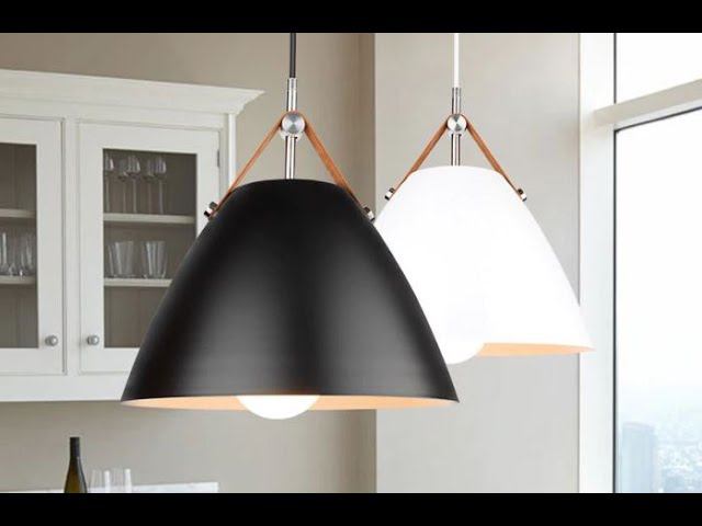 Скандинавский подвесной светильник на кухню, ресторан, столовую, гостиную, спальню. смотреть онлайн