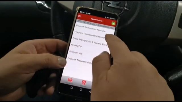 Opel key programming using Launch смотреть онлайн