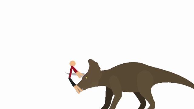 Sticknodes Dinosaur VS Human 1 смотреть онлайн