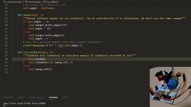 Use the Micropython scheduler when handling callbacks that allocate memory смотреть онлайн