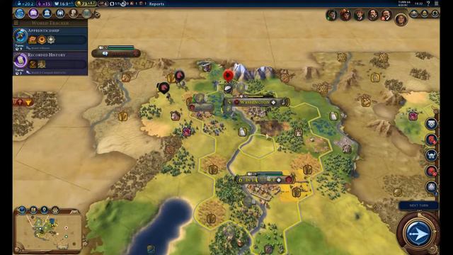 Civilization 6 - Macedon Gameplay #4 - America is Gone - Disney King Conquest смотреть онлайн