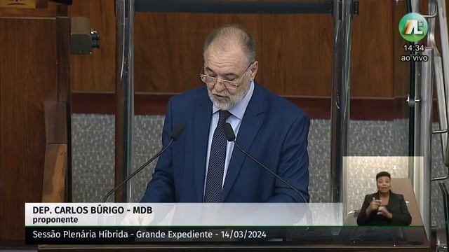SESSÃO PLENÁRIA HÍBRIDA - 14/03/2024 смотреть онлайн