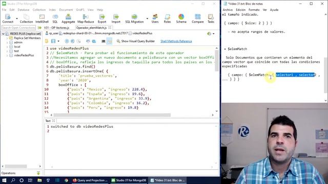 ?MongoDB?31? Operadores para Vectores ?all?size?elemMatch смотреть онлайн