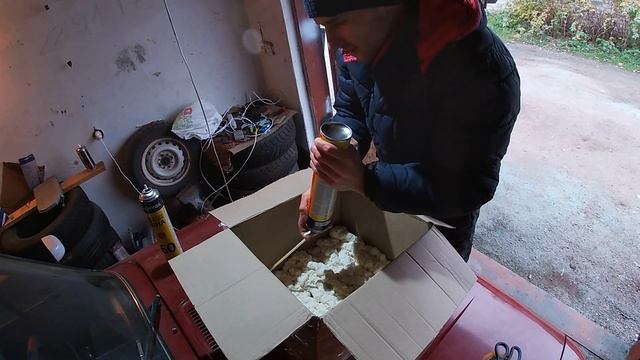 Делаю воздухозаборник на капот своими руками из монтажной пены. Часть 2 смотреть онлайн