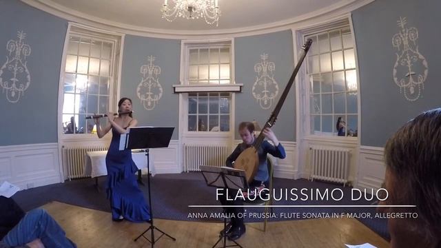 Flauguissimo Duo - Anna Amalia of Prussia Sonata in F Major for Flute and Continuo, Allegretto смотреть онлайн