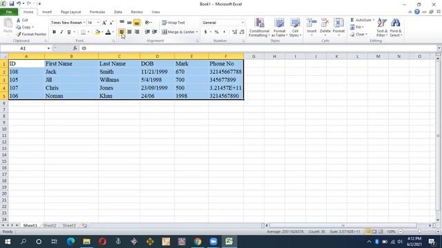Text Formatting in MS Excel | Computer Training | Tutorial | For Beginners смотреть онлайн