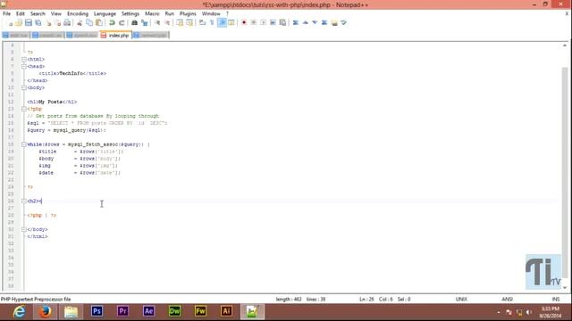 PHP basic - Fetch data from MySQL database смотреть онлайн