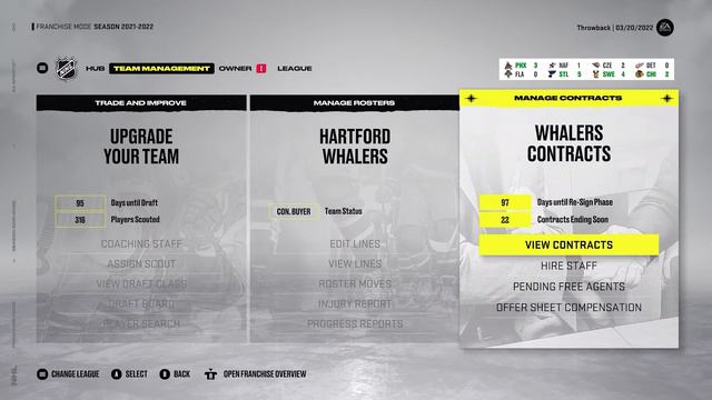 Offensive Upgrade/Trade Deadline - NHL 22 - Throwback GM Mode - Commentary - Whalers - Ep.4 смотреть онлайн