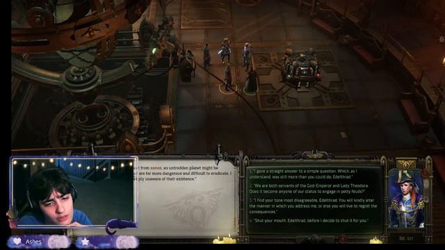 Playing Warhammer 40,000 Rogue Trader смотреть онлайн