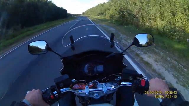 Suzuki GSX 1250FA. Поездка от Гаврилов Посад в сторону города Переславль-Залесский смотреть онлайн