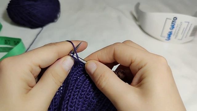 Шапочка бини спицами из пряжи merinocot смотреть онлайн