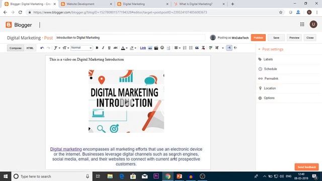 Blogger Tutorial | How to Setup Blogger and Create First post - Hindi смотреть онлайн