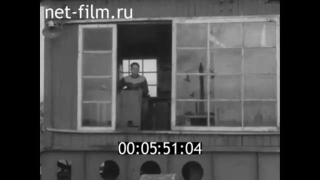 1964г. п. Верхняя Максаковка. сплавной рейд. Коми