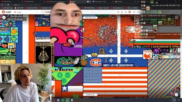 The Great Pixel War | r/place #1 смотреть онлайн