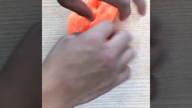 Абрикосовый цвет слайма, Антистресс слайм... смотреть онлайн