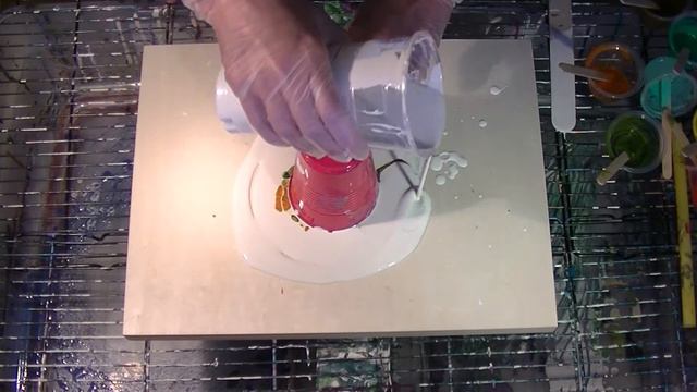 Acrylic Pour Dragon Scales смотреть онлайн