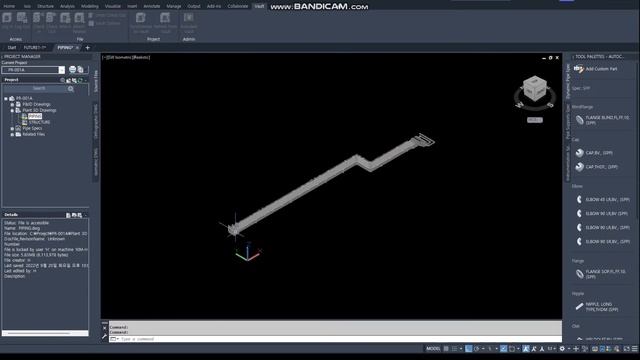 [AP3D] PIPE RACK PIPING-13 (Autocad Plant 3D Tutorial - Iso dwg Create & BOM Summary) смотреть онлайн