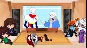 UnderTale реакция на meme про Санса\часть 1\ Gacha Club