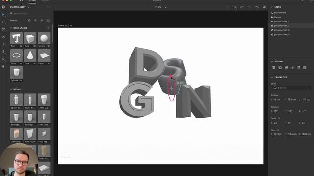 3D типографика средствами Adobe Illustrator и Dimension смотреть онлайн
