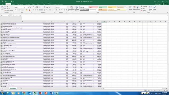 Excel Chapter 4 Guided Project смотреть онлайн