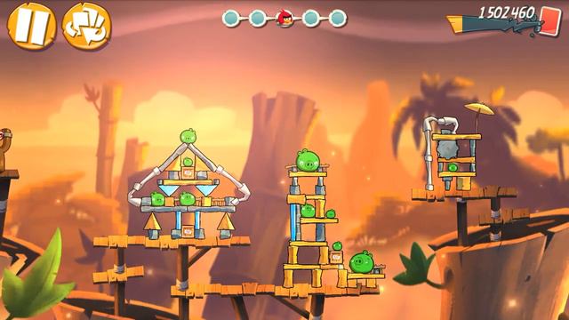 Angry Birds 2 - Level 122 / Gameplay Walkthrough (Android Game) смотреть онлайн
