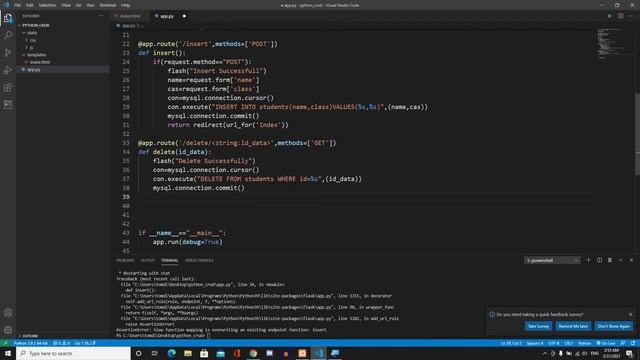 Python Flask+Mysql CRUD Website#3: Delete[WEBDER] смотреть онлайн