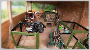 Новый помощник! Делаю высокие грядки!