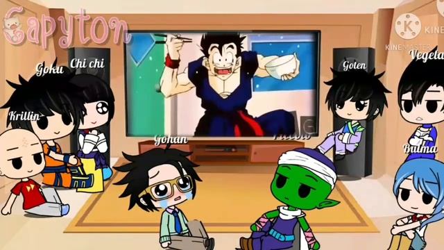 Dragon ball series characters react to themselves|Gacha Club смотреть онлайн