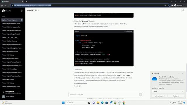 python object show all attributes смотреть онлайн