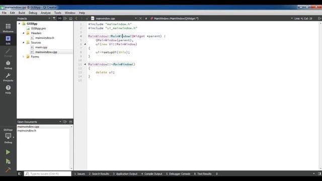 Qt5 C++ Tutorial First GUI Application Window #3 смотреть онлайн