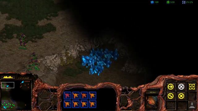 StarCraft Remastered - Zerg Mission 1 (Among the Ruins) смотреть онлайн