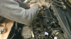 замена свечей на Nissan X-trail t-32 двигатель 2.5