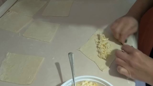 Խաչապուրու պատրաստում շերտովոր խմորով/Хачапури из слоеного теста смотреть онлайн