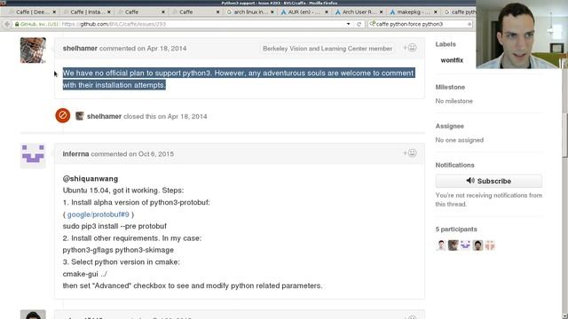 DanDoesData Caffe Installation and Compiling смотреть онлайн