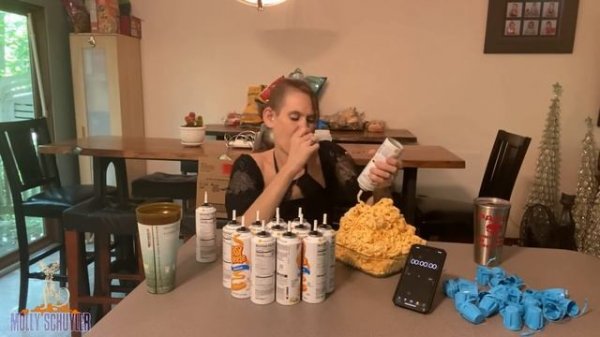 UNDEFEATED 12 LB EASY CHEESE CHALLENGE | NABISCO  SPRAY CHEESE MOUNTAIN | GIRL EATS CHEESE MOUNTAIN