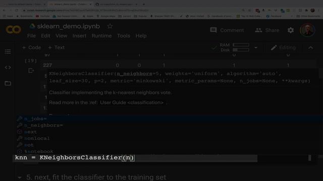 Introduction to SKLearn and kNN смотреть онлайн