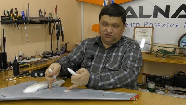 Ту-154 1400 / Лайнер из пенопласта / Часть 18 / ALNADO смотреть онлайн