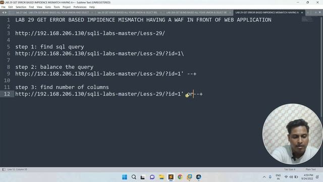 lab 29 - sql injection vulnerability 2022 | easy method | attack | practical | #ethicalhacking смотреть онлайн