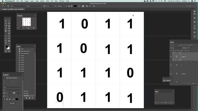 How To Create Binary Code Pattern In Photoshop Tutorial | Graphicxtras смотреть онлайн