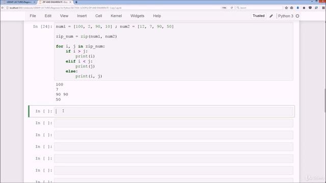#18 Python tutorial-Python for beginners|Zip amd enumerate смотреть онлайн